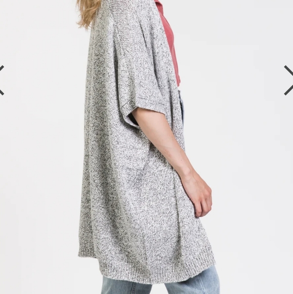 HARLOW | Harper Cardigan Sweater Light Grey - One Size - Picture 2 of 6